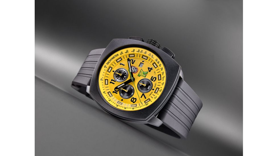 LUMINOX Tony Kanaan Chronograph 1105, Yellow/Black, 44mm A.1105