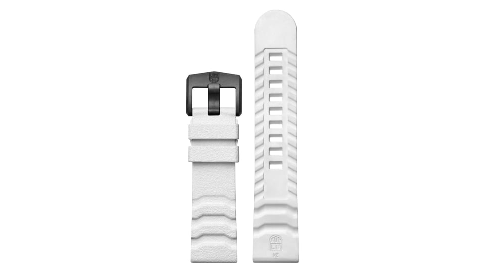 Luminox Watches EPDM Rubber strap, 24mm, White, 8812438552599