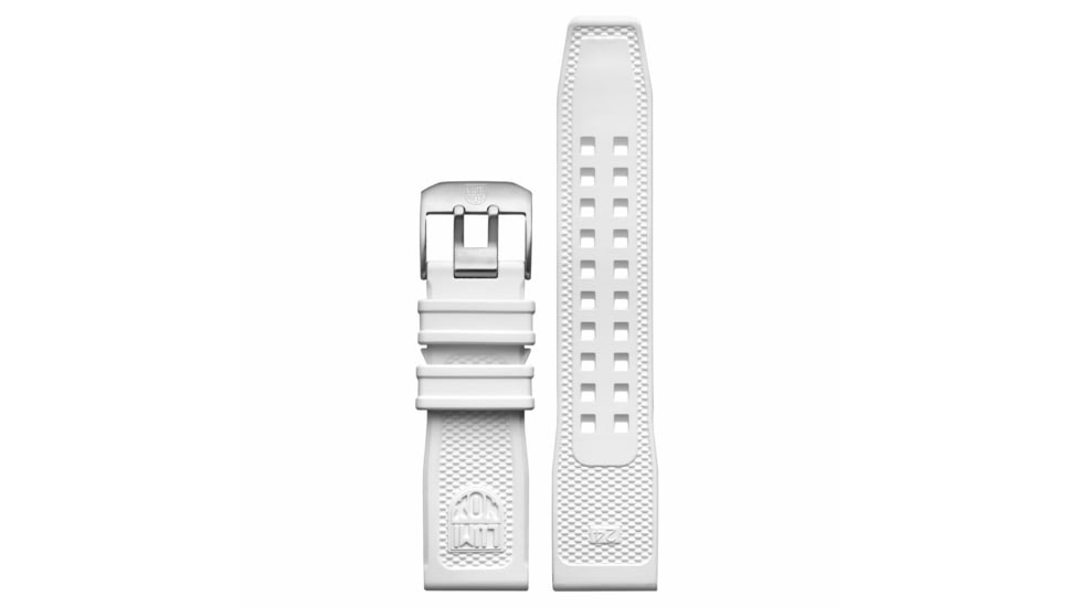 Luminox Watches Rubber Strap, 24mm, White, 8812324552727