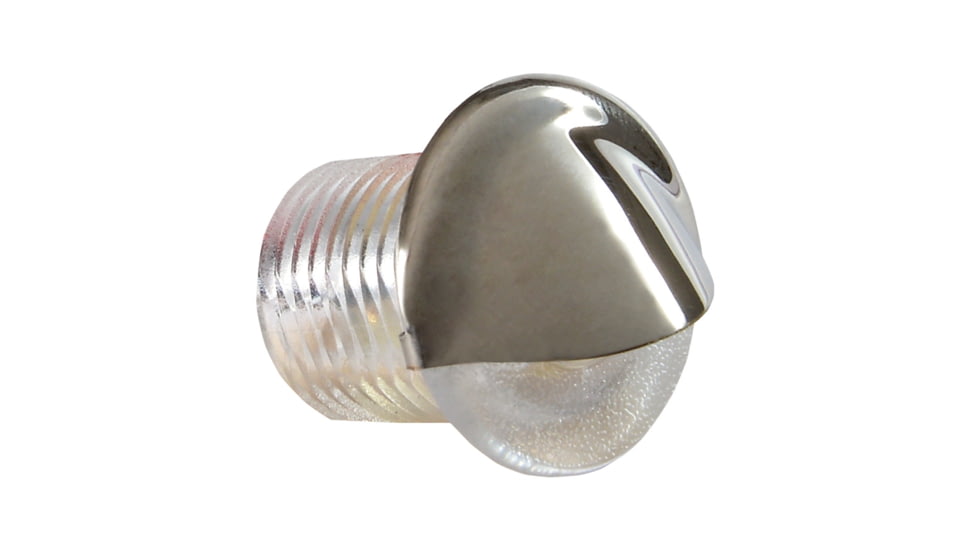 Lumitec Aruba LED Courtesy Non-Dimming Light, Polished SS Finish, Warm White, 101230