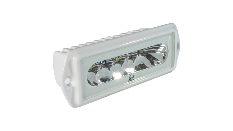 Lumitec Capri2 Flush Mount 1000 Lumens LED Dimming Flood Light, White/Red, 101100
