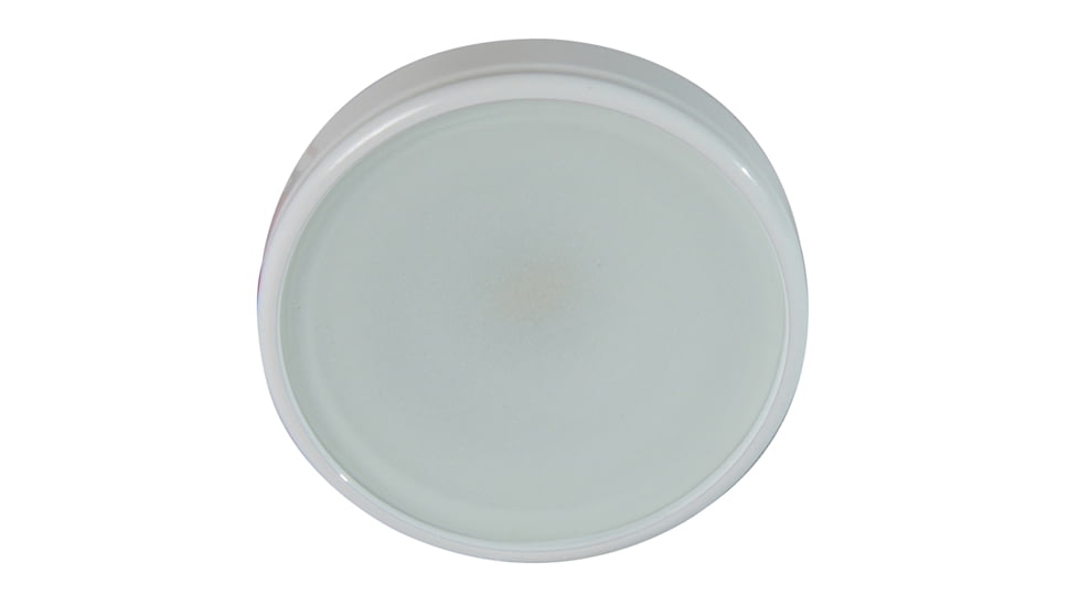 Lumitec Halo 160 Lumens LED Flush Mount Down Dimming Light, White Finish, Warm White, 112829