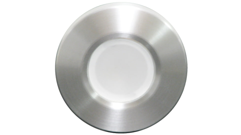 Lumitec Orbit 210 Lumens LED Flush Mount Down Non-Dimming Light, Brushed Finish, White, 112503