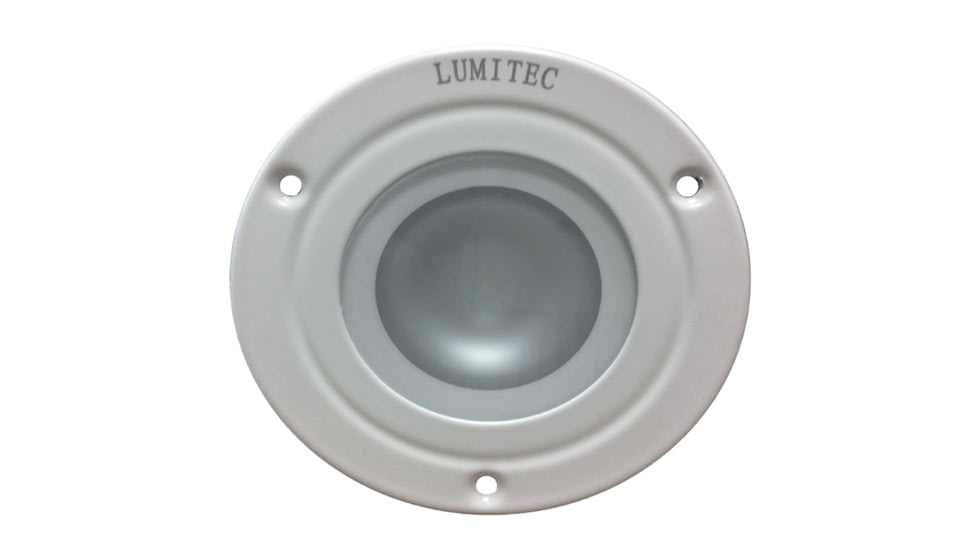 Lumitec Shadow 380 Lumens LED Flush Mount Down Light, White Finish, Spectrum RGBW, 114127