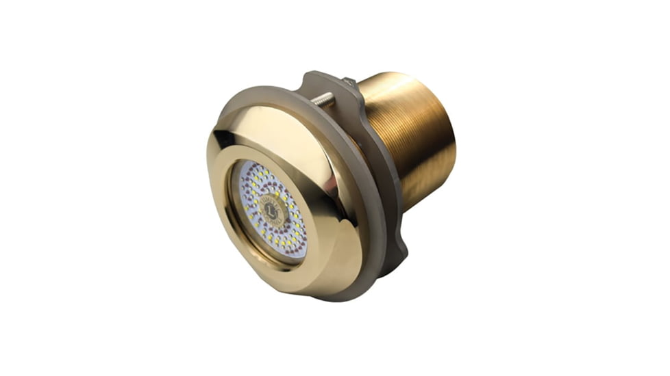 Lumitec Typhoon Underwater Bronze Thru-Hull 10000 Lumens LED Light, White/Blue, 101448