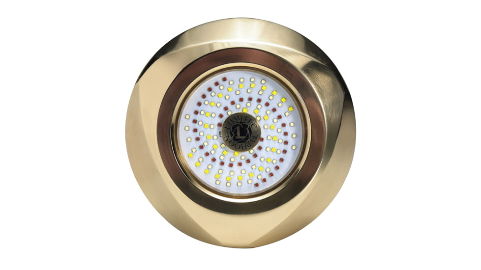 Lumitec Typhoon Underwater Bronze Thru-Hull 10000 Lumens LED Light, White/Blue, 101448