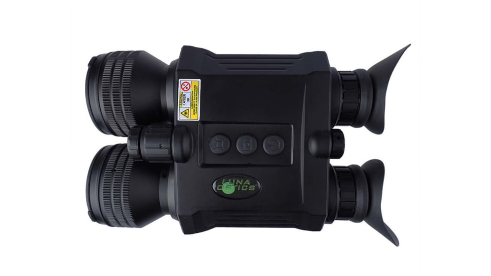 Luna Optics LN-G3-B50 Digital G3 Day-Night Vision Binocular, 6-36x50mm, Digital, Built-In IR Illuminator, 400m Maximum Range, Black, LN-G3-B50