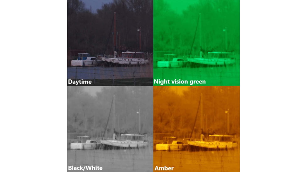 Luna Optics LN-G3-B50 Digital G3 Day-Night Vision Binocular, 6-36x50mm, Digital, Built-In IR Illuminator, 400m Maximum Range, Black, LN-G3-B50