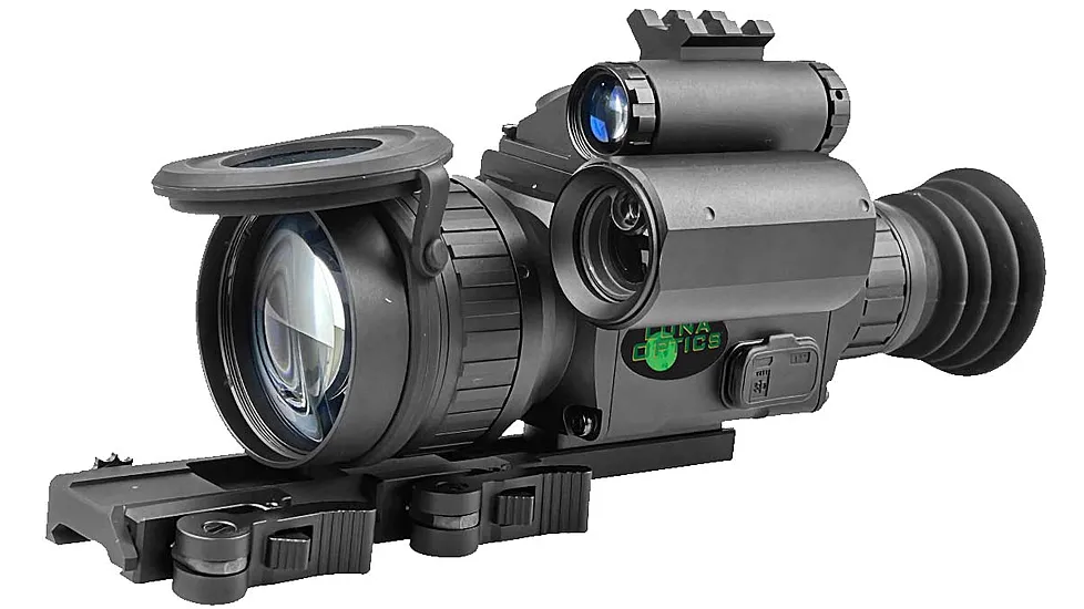 Luna Optics Quantum Elite 6-36x50mm Day/Night Riflescope with Integrated 1200m Laser Rangefinder