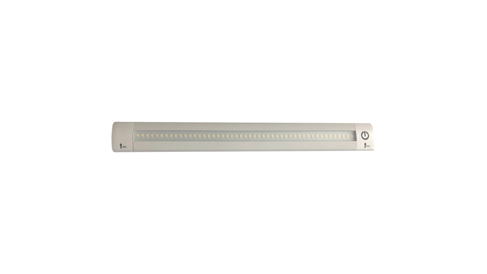 Lunasea Lighting Adjustable Linear LED Light w/Built-In Touch Dimmer Switch, Cool White, 12in, LLB-32KC-01-00