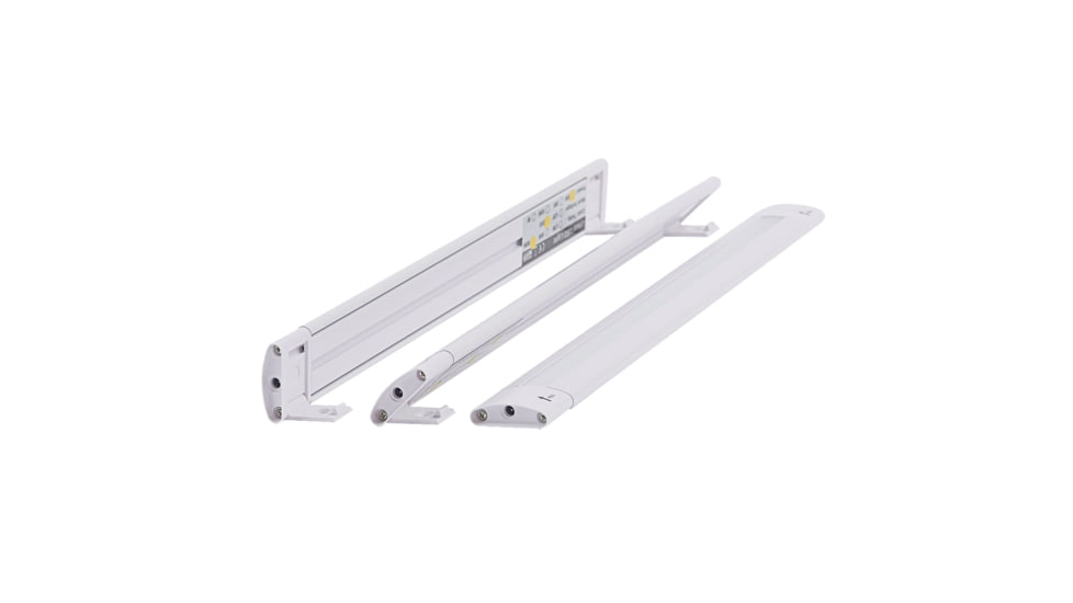 Lunasea Lighting Adjustable Angle 12VDCLED Light Bar w/Push Button Switch, Warm White, 12in, LLB-32KW-01-M0