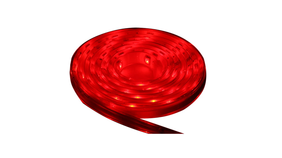 Lunasea Lighting Waterproof IP68 LED Strip Lights, Red, 5m, LLB-453R-01-05