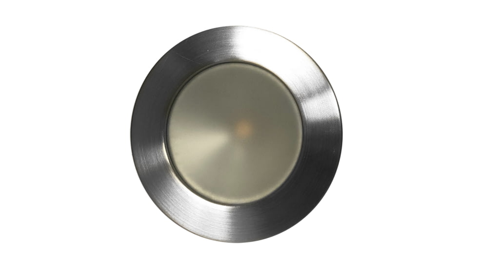 Lunasea Lighting Gen 3 Indoor/Outdoor Recessed 3.5in LED 2700K 85 CRI Dimmable COB Light w/ Brushed SS Bezel, LLB-46WW-3A-BN