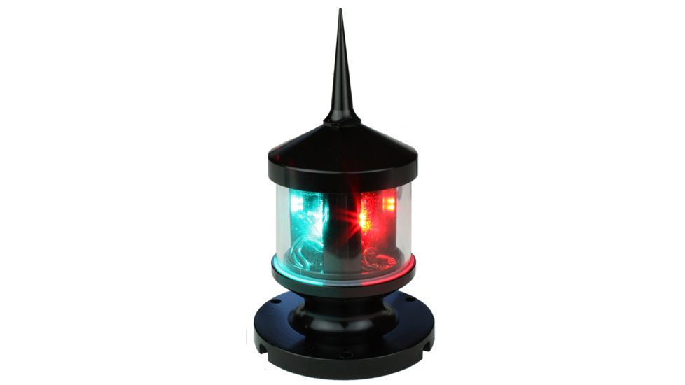 Lunasea Lighting Tri-Color/Anchor/ Strobe LED Navigation Light, LLB-53BK-01-00