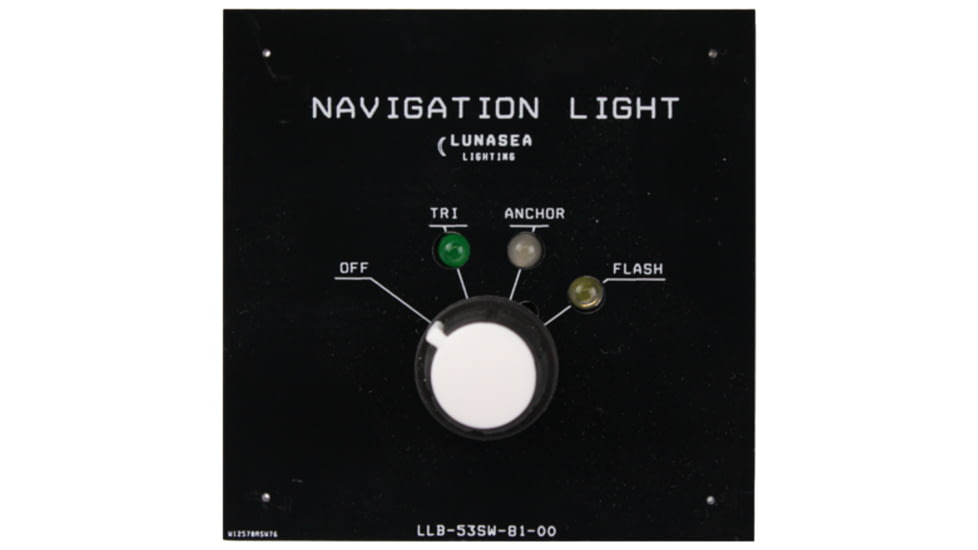 Lunasea Lighting Tri/Anchor/ Flash Fixture Switch, LLB-53SW-81-00