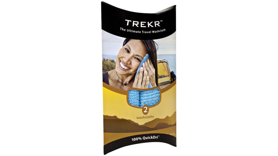 Lunatec Trekr Self Clean Washcloth 2pk trekr2pkblreg