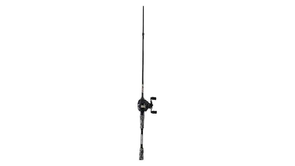 Lunkerhunt Combat Baitcaster Rod Combo, Camo Grey - Right, 7ft, BCCOMCOM01