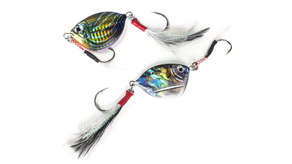 Lunkerhunt Flutter Jig, Flash, 2in &amp; 2.88 oz, FLTJ203