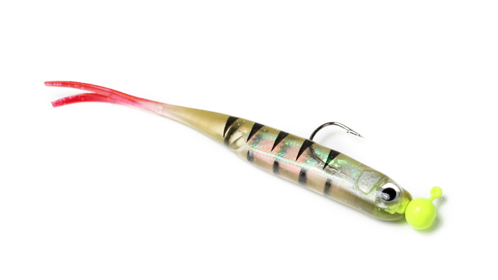 Lunkerhunt Gamefish Ball Head Jig, Gloss Chartreuse, 3/16 oz, JGFBG202
