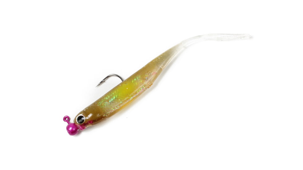 Lunkerhunt Panfish/Live Bait Ball Head Jig, Metallic Pink, 1/16 oz, JPLBM206
