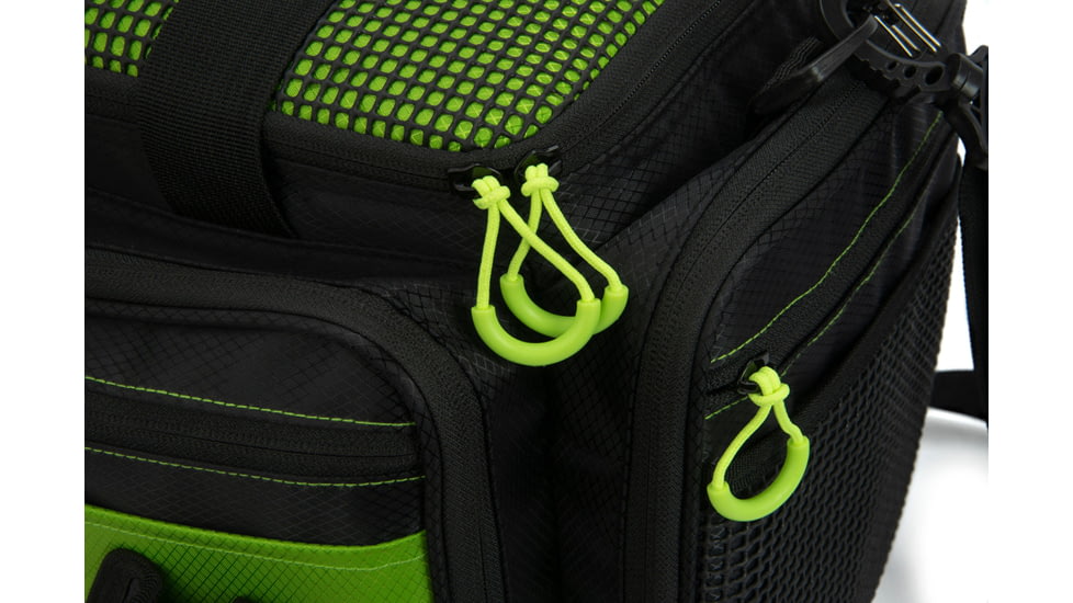 Lure Lock Soft Sided Bag &amp; 5 Medium Boxes w/Tak Liner Pack Combo, Clear/Green, Green/Black, LLPKC