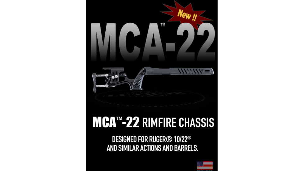 Luth-AR 10/22 Modular Chassis Assemblied, Black, MCA-22