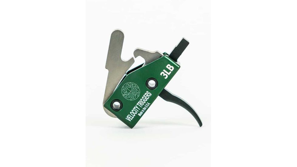 Luth-AR AR-15 Velocity Classic Trigger - Curved, 3lb, Black V1001T