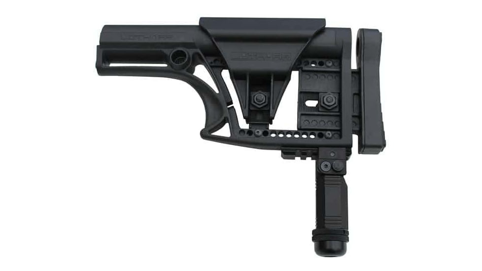 Luth-AR AR Buttstock Rail MBA-1 &amp; MBA-2 Only, Black, CTK-RAIL