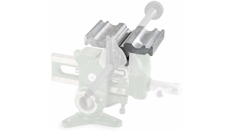 Luth-AR Barrel Vise Jaws AR-15/M16, Silver Brushed, VJ-01