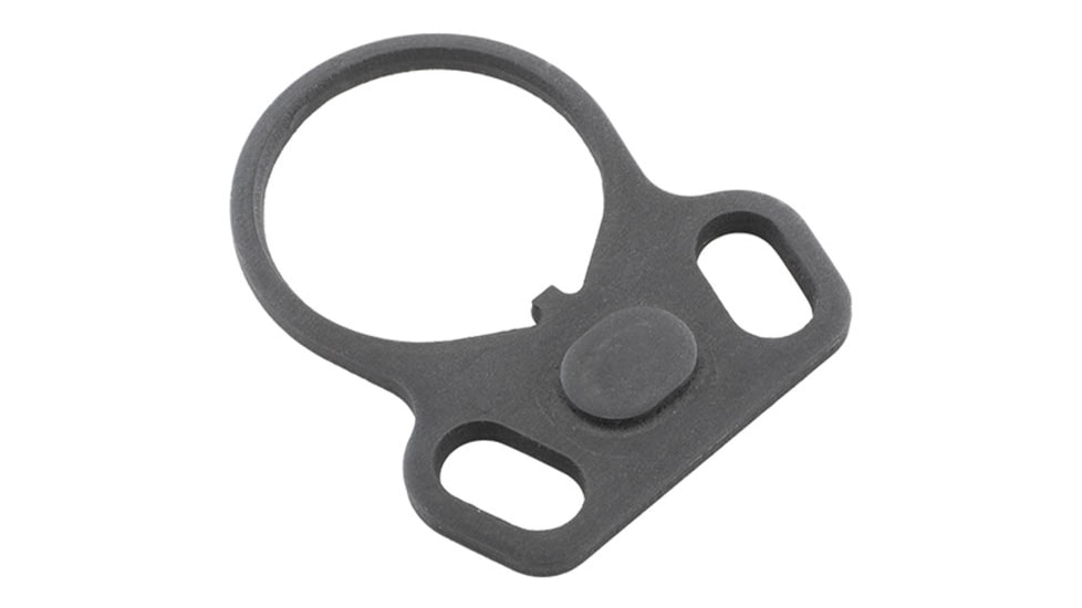 Luth-AR Carbine Latch Plate w/Ambi Sling Adapters, Black, Carbine, CS-ADP