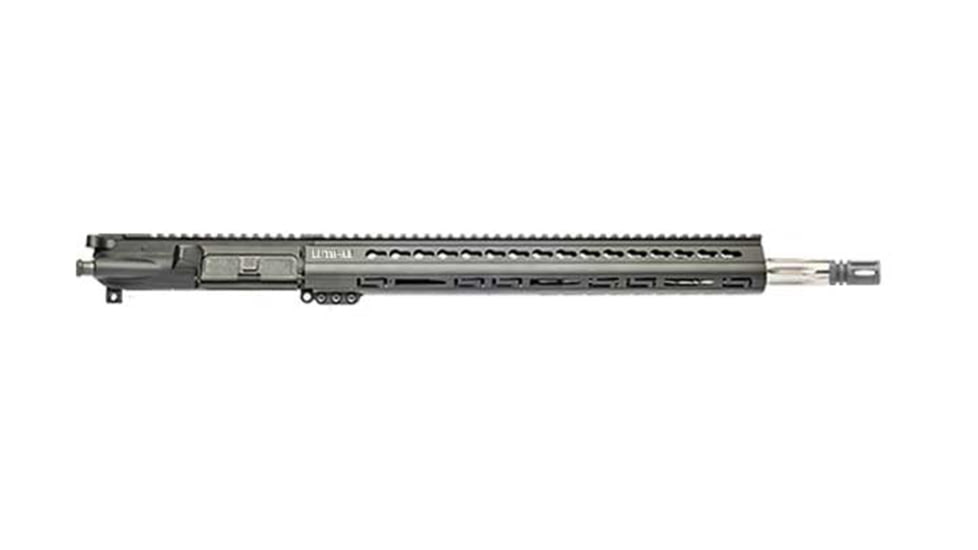 Luth-AR Complete Upper Receiver Assembly, .223, 27in, 18in, Bull, Rifle, 1x9, 1/2x28, Picatinny, Key MOD, A2 Flash Hider, Anodized, Manganese Phosphate, Silver/ Black, FTBL-B18