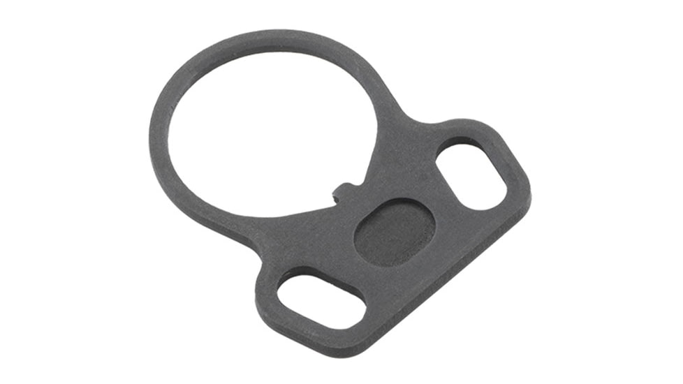 Luth-AR M4 Buttstock w/Rear Sling Swivel and Retro Latch Plate, Black, Carbine, BS-M4-ADP