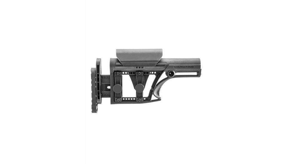 Luth-AR MBA-1 Modular Buttstock Assembly w/ 3-Axis Butt Plate, Black MBA-1-3AX