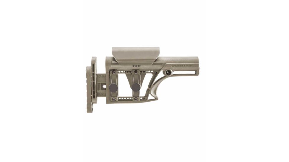 Luth-AR MBA-1 Modular Buttstock Assembly w/ 3-Axis Butt Plate, FDE MBA-1F-3AX