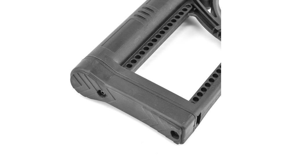 Luth-AR MBA-2 Skullaton Stock with Std 308 Kit, Black, MBA-2K308