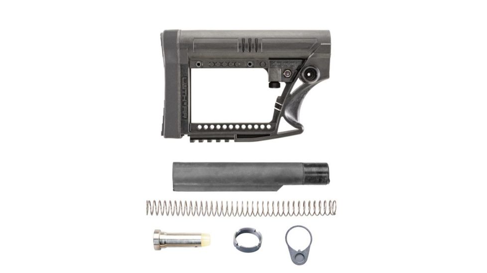 Luth-AR MBA-4 Stock Assy. with Mil-Spec .223 Kit, Black MBA-4K-M