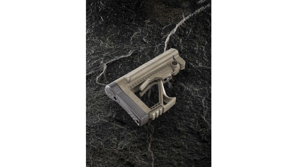Luth-AR MBA-5 Stock Assembly, AR-10/ AR-15, 9mm/5.56x45mm/.308 Caliber, 11.5 - 14.5 in, FDE, MBA-5F