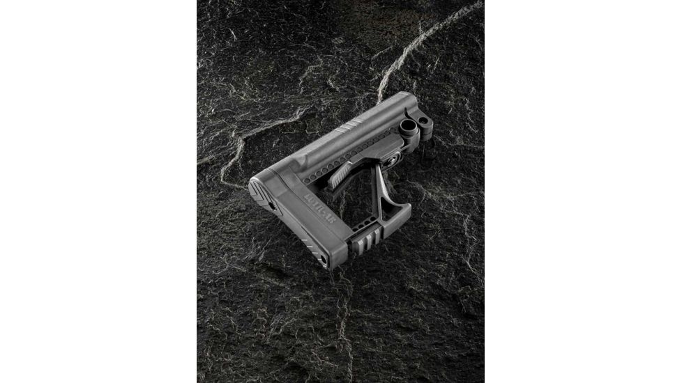 Luth-AR MBA-5 Stock Assembly, AR-10/ AR-15, 9mm/5.56x45mm/.308 Caliber, 11.5 - 14.5 in, Black, MBA-5