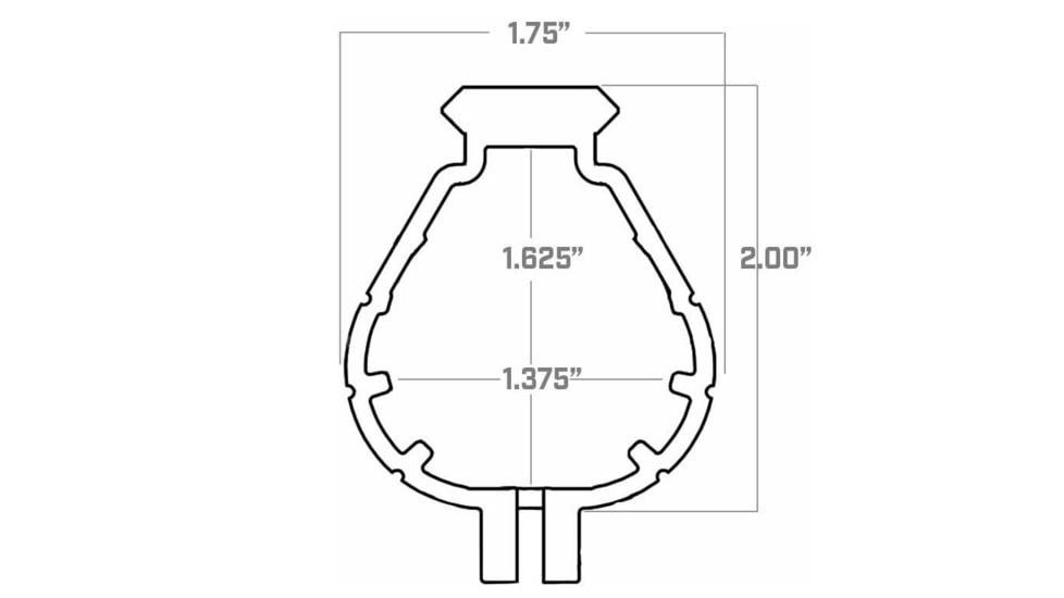 Luth-AR Palm Handguard - Vented 15 in - KeyMod, Black, HG-V-15K