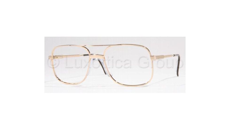 Luxottica LU 1020UT Eyeglasses Styles, Gold Frame w/Non-Rx 54 mm Diameter Lenses, 00GP-5419