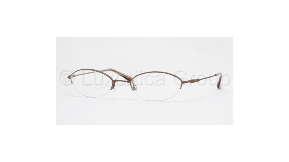 Luxottica LU6538 Bifocal Eyeglasses Matte Bronw Frame / 50 mm Prescription Lenses, 3040-5019