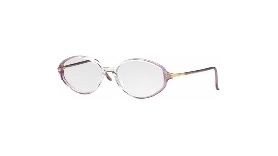 Luxottica Eyeglasses LU4283-L1054-5216 with No Line Progressive Rx Prescription Lenses 52 mm Lens Diameter / Transparent Violet Gradient Frame