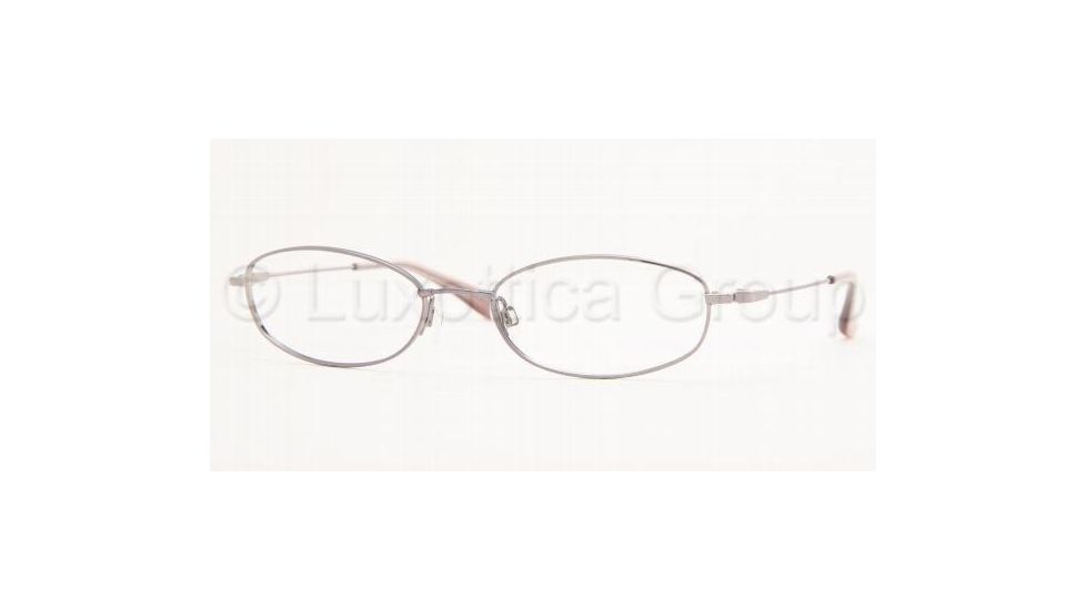 Luxottica Eyeglasses LU6535 with Lined Bifocal Rx Prescription Lenses, Select Frame Color 51 mm Lens Diameter / Shiny Gun Frame