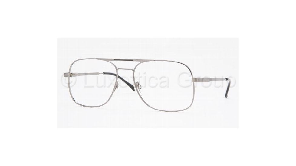Luxottica LU1041T Progressive Eyeglasses, Gunmetal Demo Lens Frame / 58 mm Prescription Lenses, F203-5818