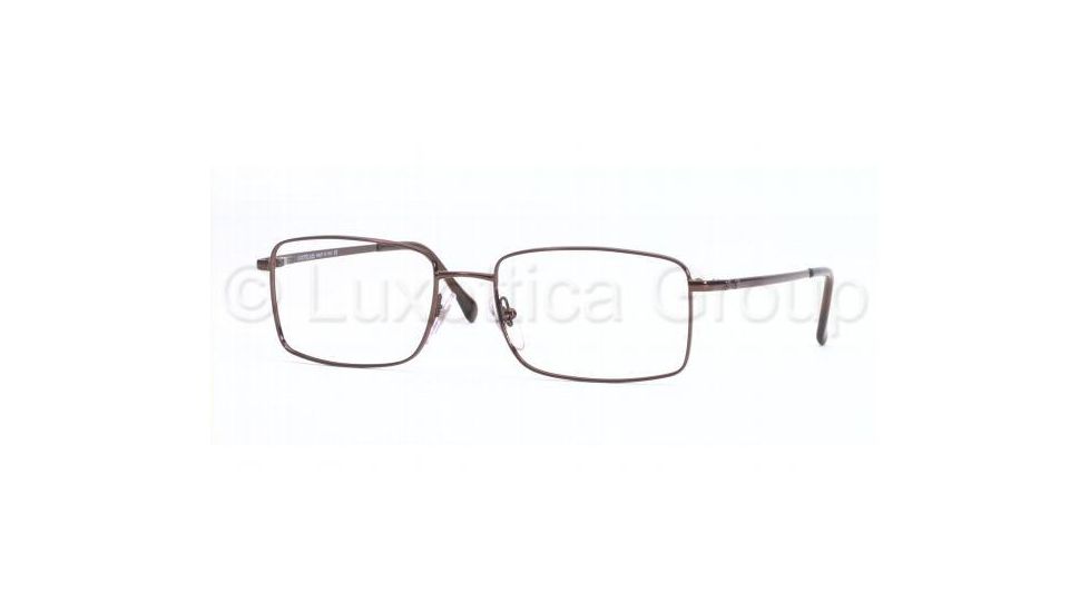 Luxottica LU1338T SV Prescription Eyeglasses Dark Brown Frame / 55 mm Prescription Lenses, T288-5518