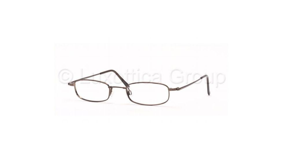 Luxottica Eyeglasses LU6516 with No-Line Progressive Rx Prescription Lenses, Select Frame Color / Lens Diameter Brown Frame / 47 mm Prescription Lenses