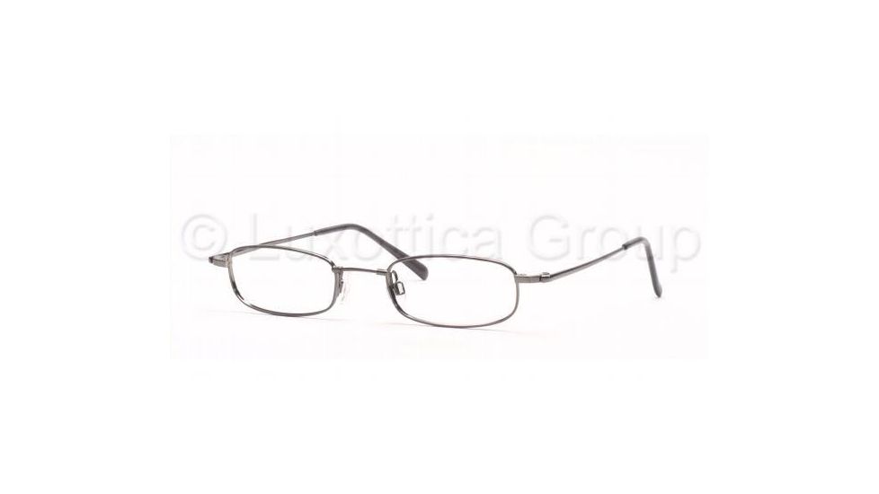 Luxottica Eyeglasses LU6516 with No-Line Progressive Rx Prescription Lenses, Select Frame Color / Lens Diameter Gunmetal Frame / 47 mm Prescription Lenses