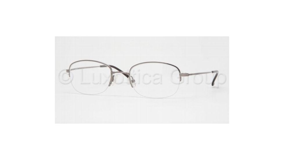 Luxottica LU 6521 Eyeglasses Styles Gunmetal Frame w/Non-Rx 51 mm Diameter Lenses, 3001-5120, Luxottica LU 6521 Eyeglasses Styles Gunmetal Frame w/Non-Rx 51 mm Diameter Lenses