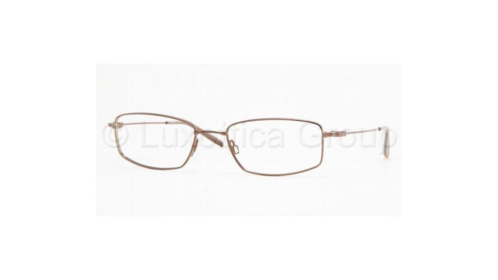 Luxottica LU6539 Progressive Eyeglasses - Brown Demo Lens Frame / 51 mm Prescription Lenses, 3004-5118