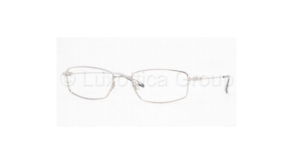 Luxottica LU6539 Progressive Eyeglasses - Shiny Gun Demo Lens Frame / 51 mm Prescription Lenses, 3035-5118